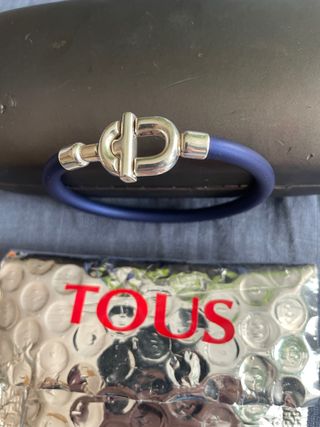 Pulsera Tous Manifesto Plata y Azul