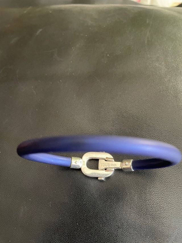 Pulsera Tous Manifesto Plata y Azul