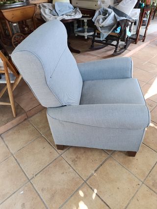 Butaca Ikea Relax Gris Tela
