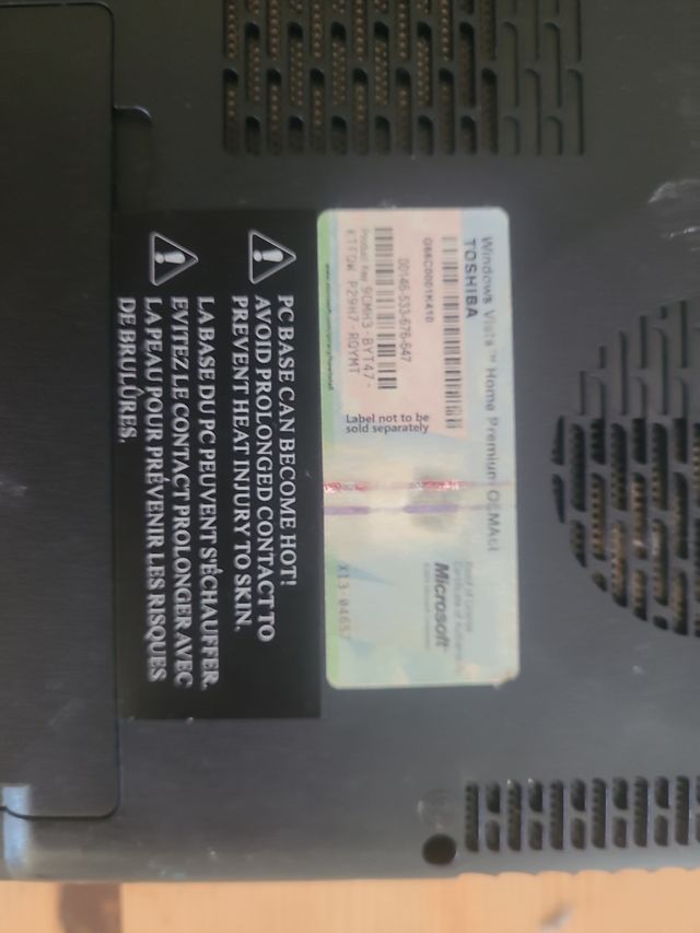 Portátil Toshiba Satellite A300D 13R Gris