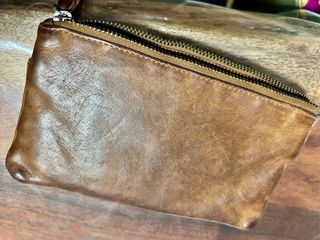Cartera de piel lavada The Bagging Co.