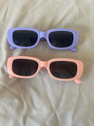 Gafas de sol Shein rosas y moradas