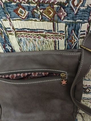 Bolso bandolera Caminatta marrón