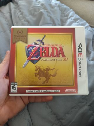 CAJA del juego the Legend of Zelda Ocarina of Time