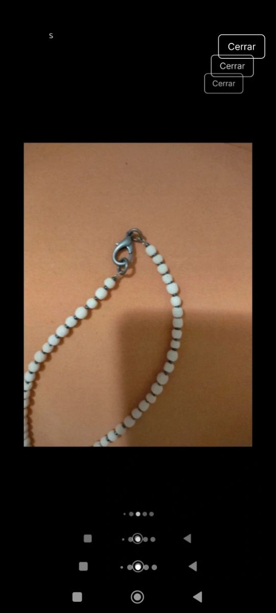 Colgante perlas coral y plata 
