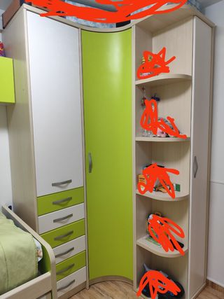 Dormitorio juvenil completo