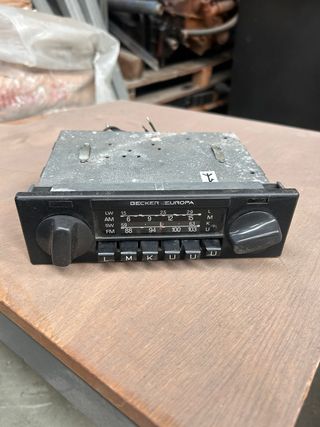 Becker Europa Radio Coche Vintage