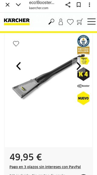 Accesorio Hidrolimpiadora K4 Karcher