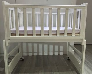 Minicuna colecho blanca multifuncional