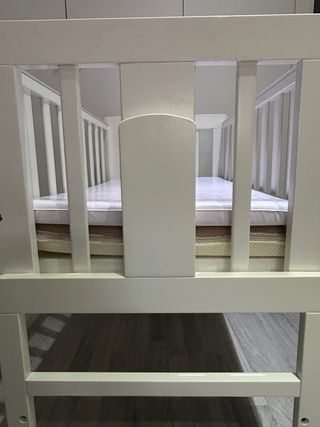 Minicuna colecho blanca multifuncional