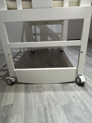 Minicuna colecho blanca multifuncional