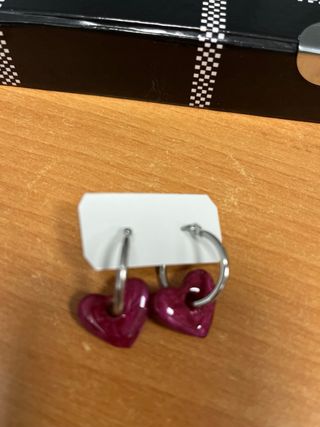 Pendientes Corazón Hechos a Mano