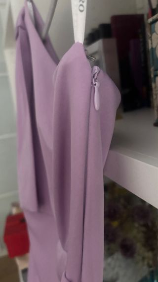 Vestido de fiesta morado