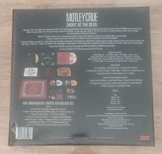 Motley Crue Caja Shout At The Devil 40th Aniv.