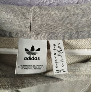 Sudadera Adidas Originals Gris Talla XS