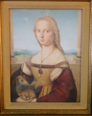 Cuadro La Dama con el Unicornio de Raphael Sanzio