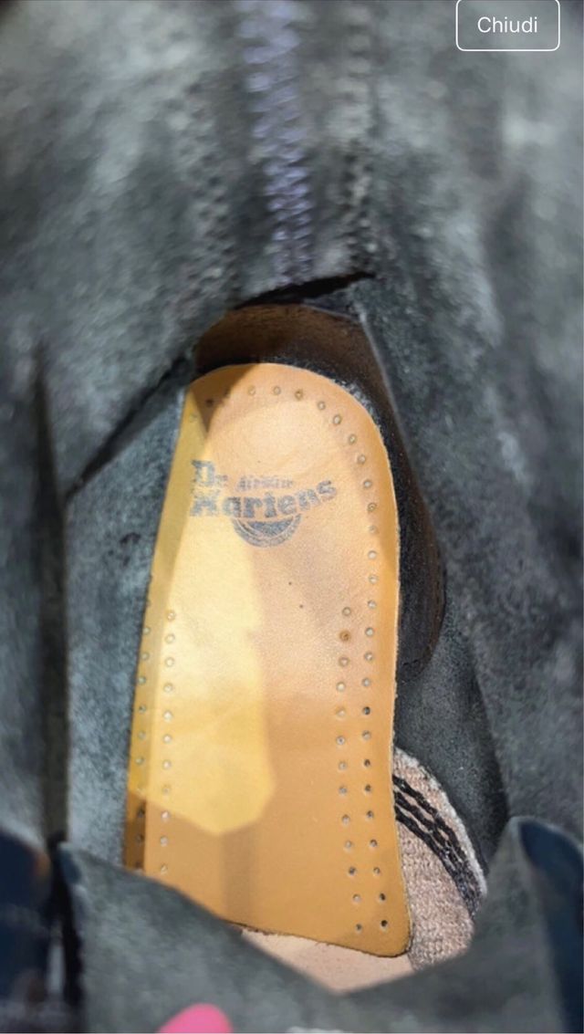 Stivaletti Dr. Martens blu scuro