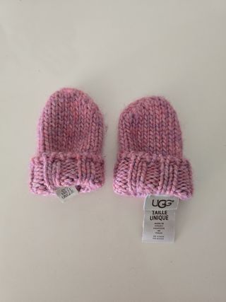 Manoplas UGG rosas