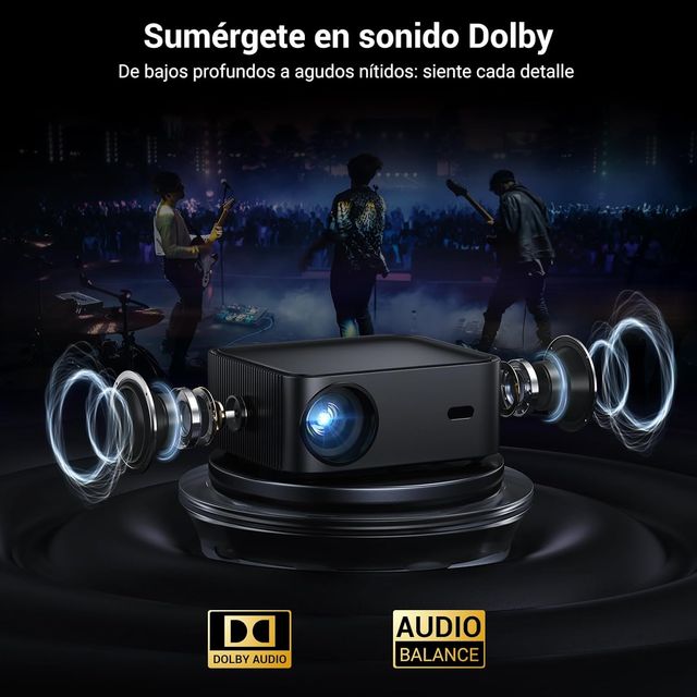 ☆ Proiettore Bluetooth HAPPRUN H11 Full HD WiFi 6