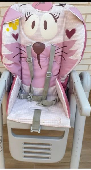 Trona/Hamaca para bebés con diseño de gatito