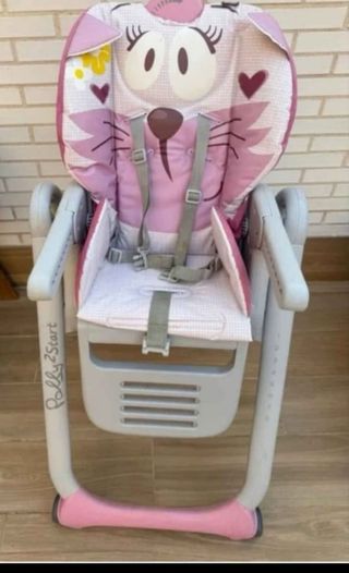 Trona/Hamaca para bebés con diseño de gatito