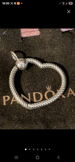 Colgante Corazón Pandora Plata