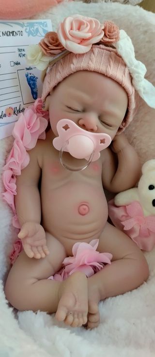 Bebé Reborn Silicona Niña 33cm