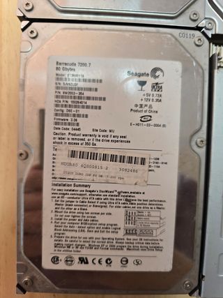 Lote 4 Discos Duros IDE + DVD