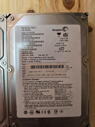 Lote 4 Discos Duros IDE + DVD