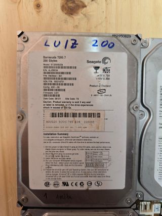Lote 4 Discos Duros IDE + DVD