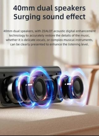 Altavoz Bluetooth 5.3 ZEALOT S31 (10W) 
