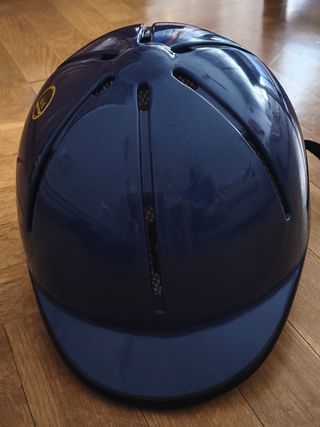 Casco Hípica Decathlon Junior Blue