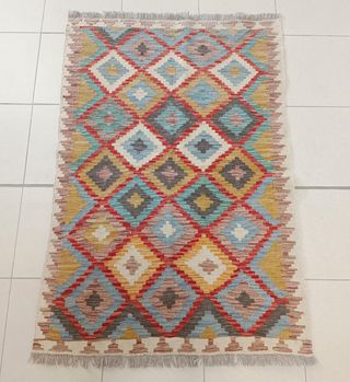 Tappeto Kilim afgano 118x84 cm lana
