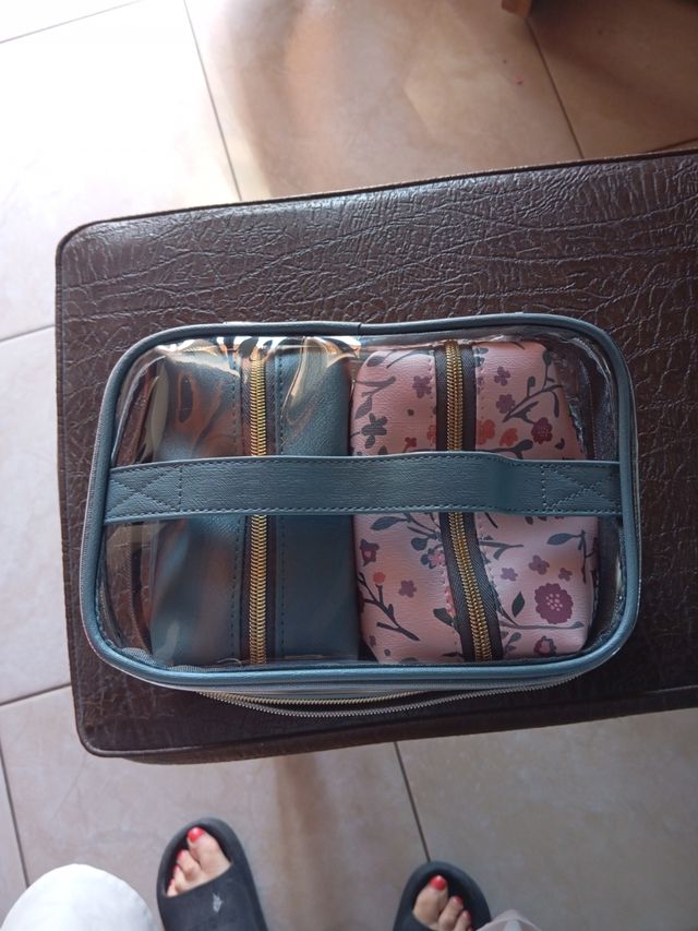 Set 3 beauty case Bottega Verde