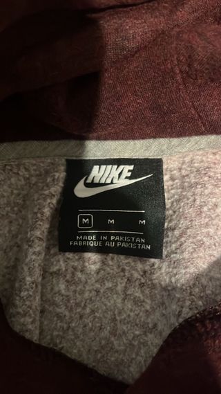 Sudadera Nike Hombre Talla M Granate