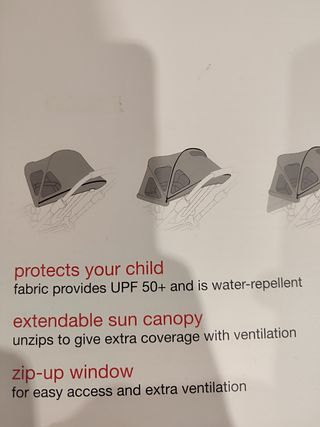 Capota Bugaboo Azul Vapor Verano
