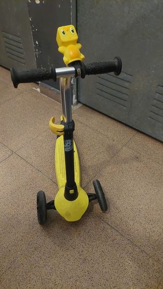 Patinete infantil 3 ruedas amarillo