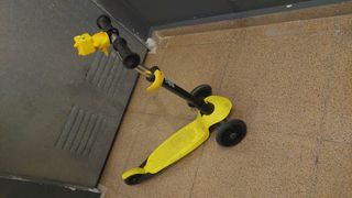 Patinete infantil 3 ruedas amarillo