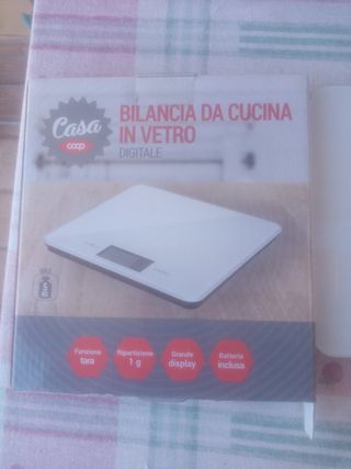 Bilancia da cucina digitale in vetro