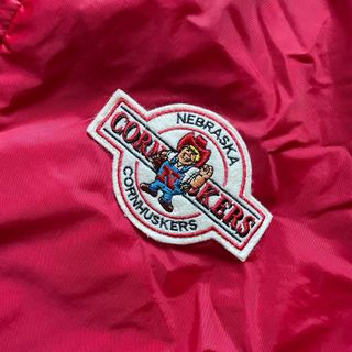 Chaqueta Bomber Vintage Nebraska Roja Talla S