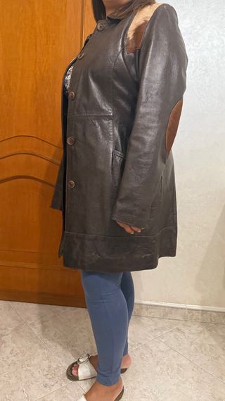Giacca di pelle da donna – Taglia L