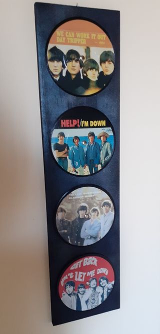 Quadro 4 vinili omaggio ai The Beatles