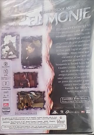 DVD El Monje (Bulletproof Monk)