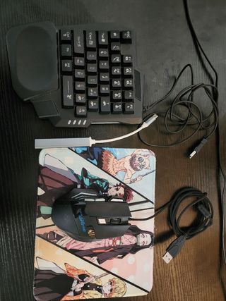Teclado Gaming, Mouse y Hub USB-C
Kit mobilador