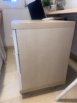 Cajonera de 3 cajones de madera de Kibuc