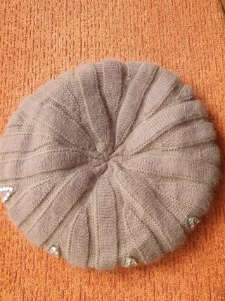 Gorro de lana mujer con pedrería