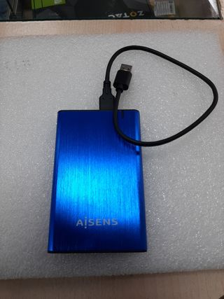 Disco Duro Externo Azul . Con HDD