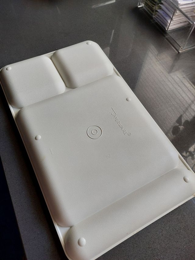 Bandeja Tupperware Blanca