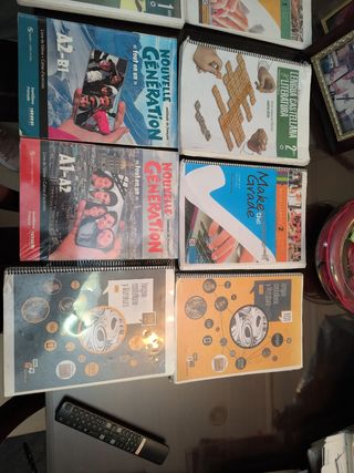 Libros de primero y segundo de Bachillerato 