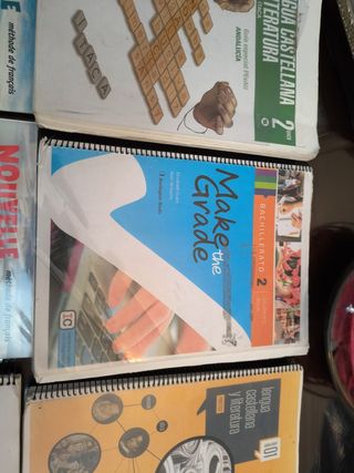 Libros de primero y segundo de Bachillerato 